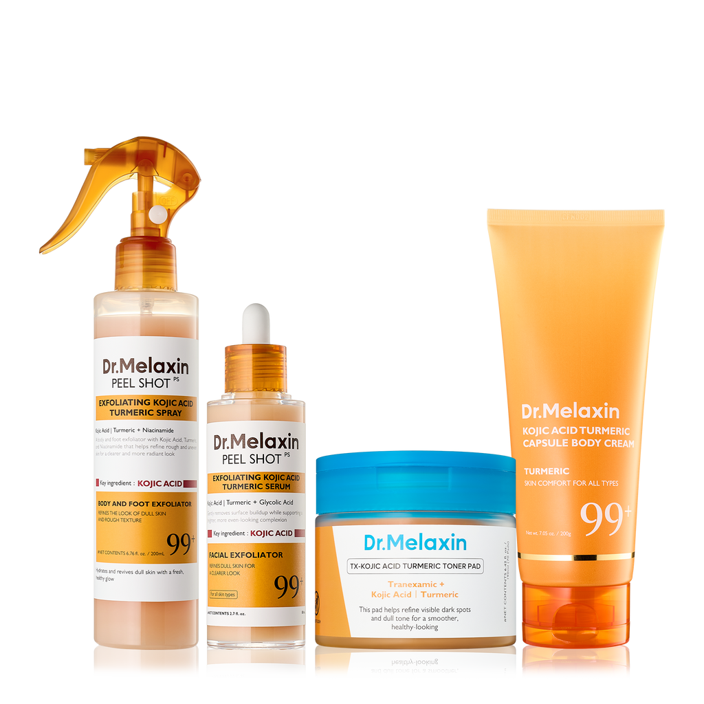 [Dr.Melaxin Exclusive] Kojic Acid Amber Face & Body Care Set
