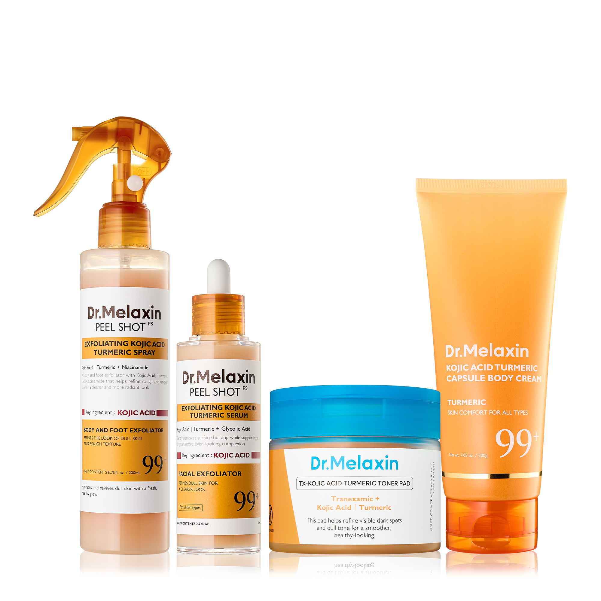 [Dr.Melaxin Exclusive] Kojic Acid Amber Face & Body Care Set